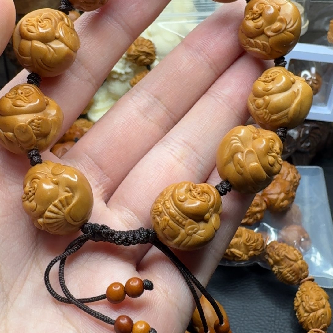 手串/手链橄榄核尺寸20财神