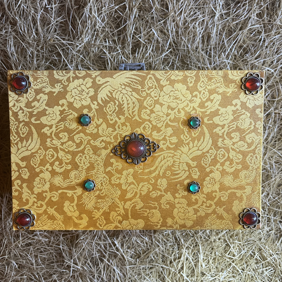 【闪购商品】木摆件九宝大箱完整复古风