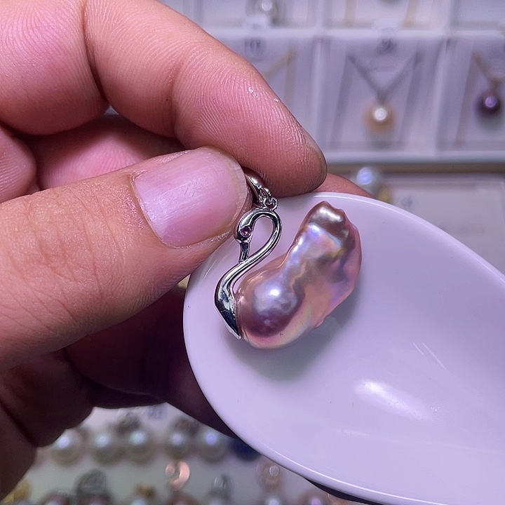 颈饰合金淡水珍珠30