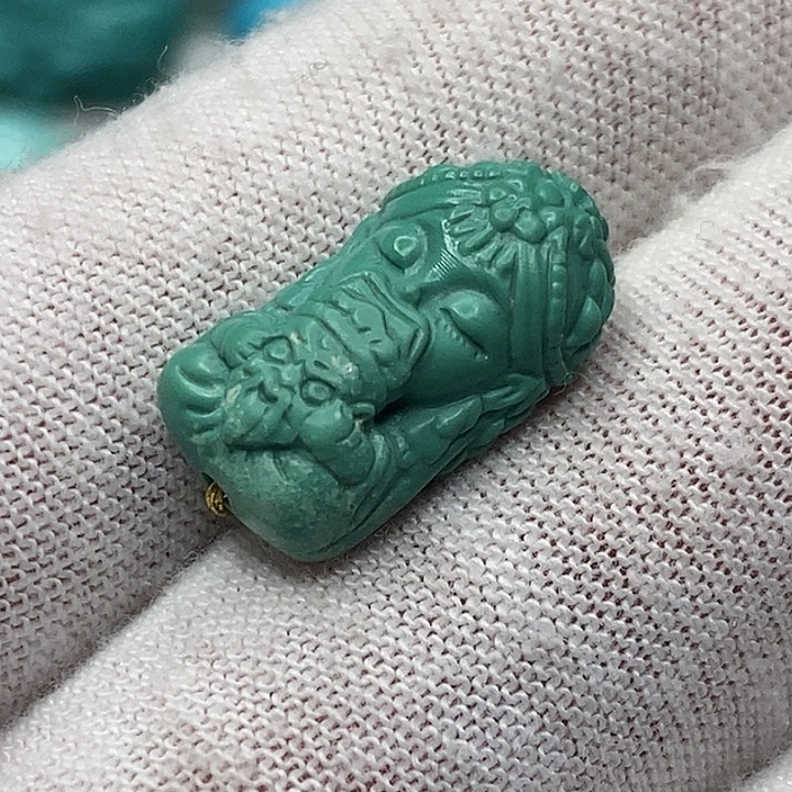 绿松石未镶嵌天然原矿 地大质检