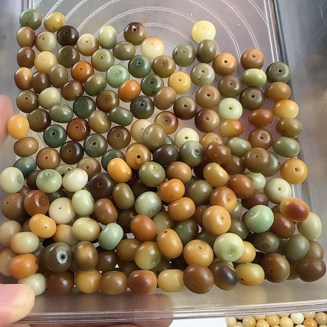 菩提根/象牙果手串瑕疵敦煌200颗左右坏无售后