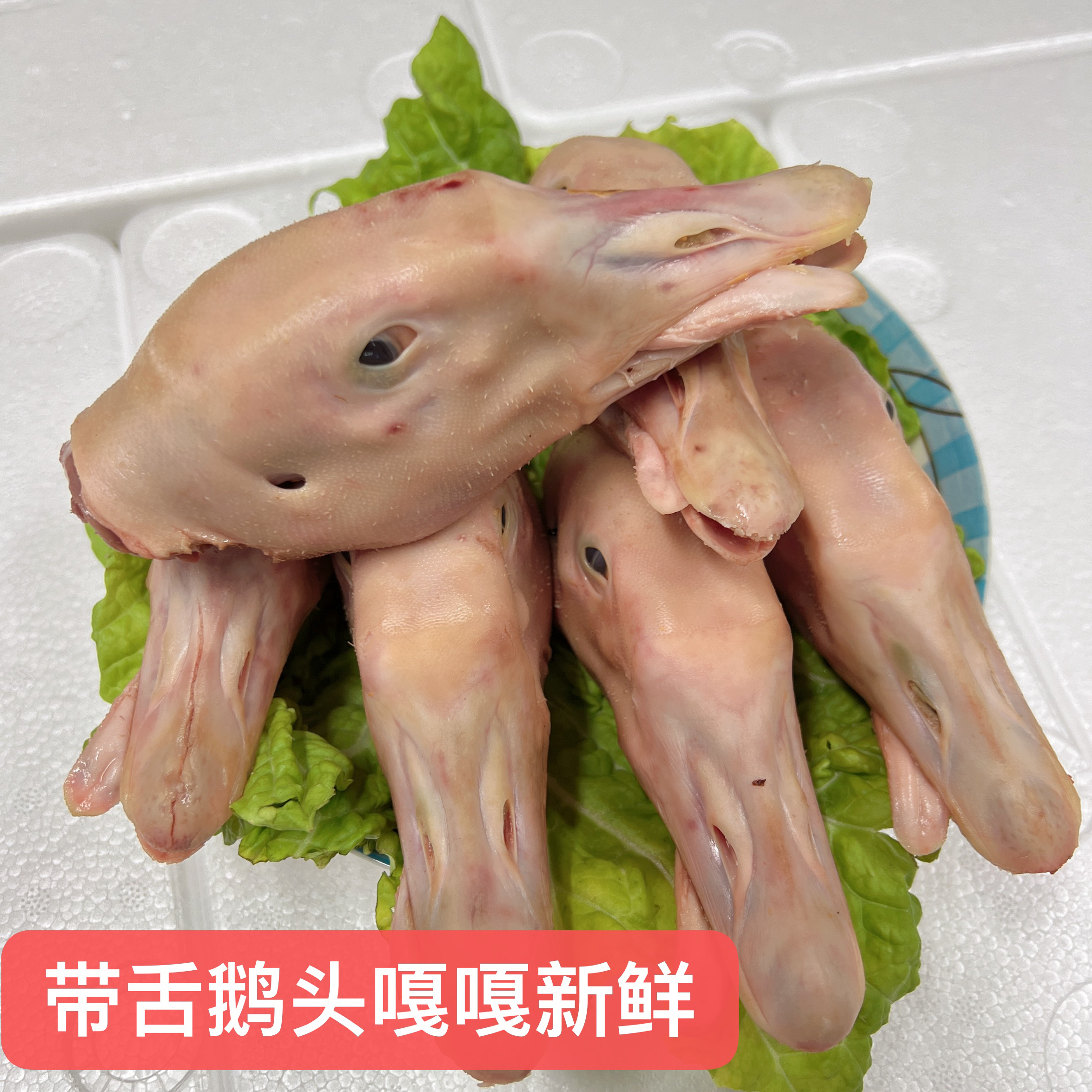 内蒙古草地散养大鹅鹅头3斤5斤包邮