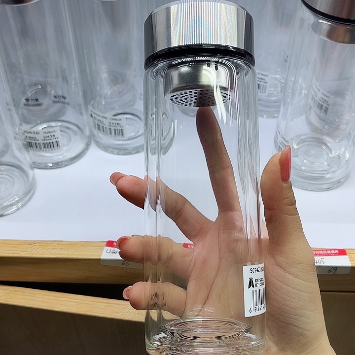 万象品牌双层玻璃杯V451RL