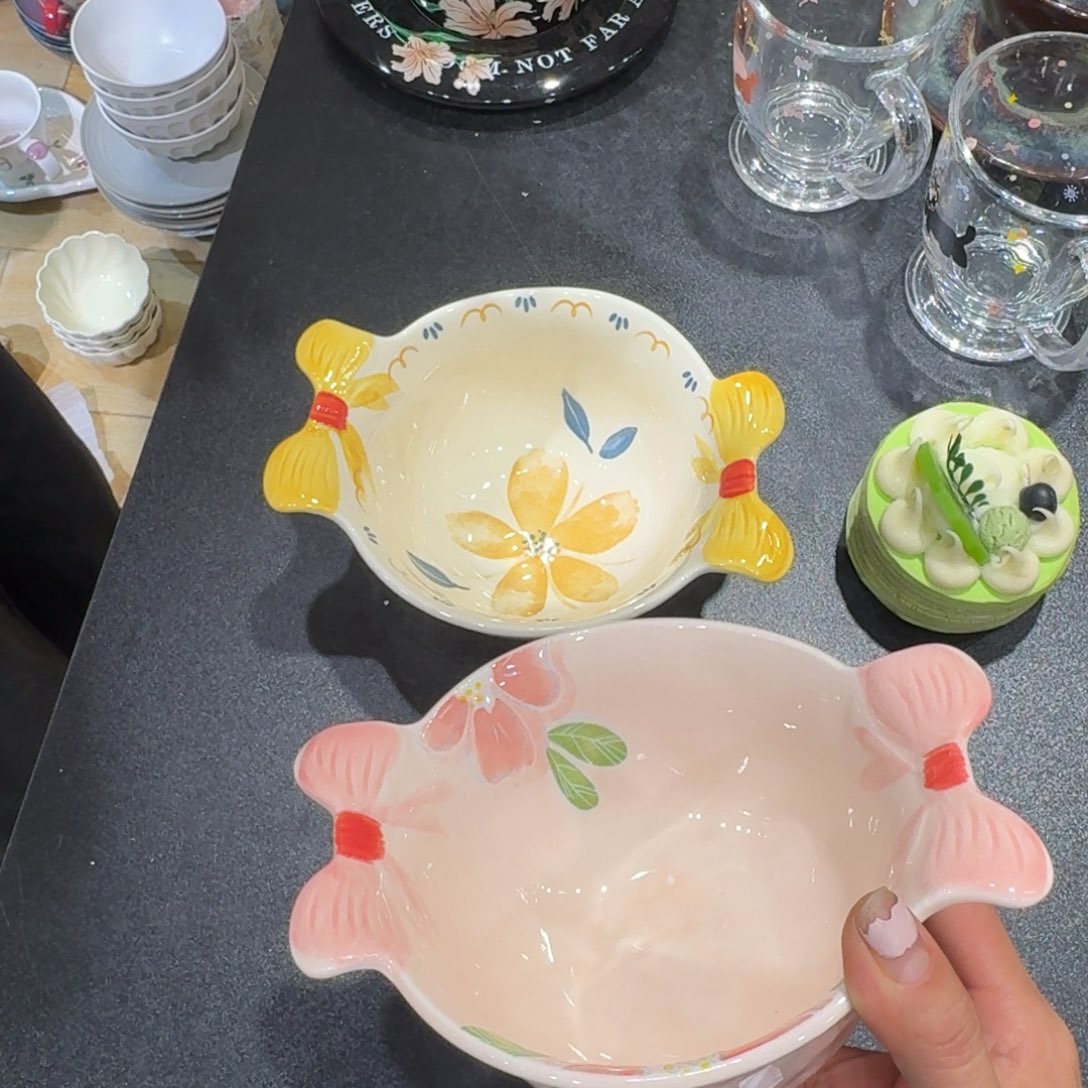 瓷2个5寸微瑕不影响使用