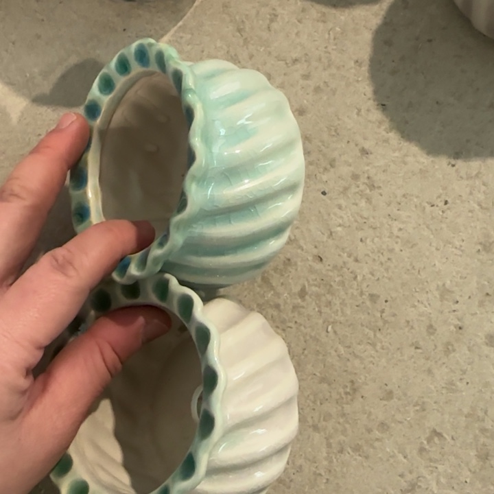 陶瓷开播浮力炸半手工花盆浮力炸