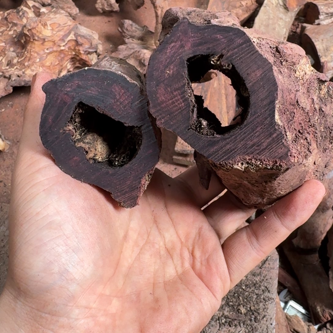 @***师黄花梨/降香黄檀手串海黄原料定制开料不退换