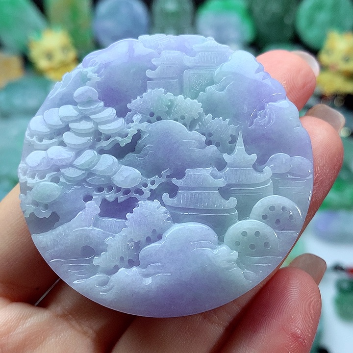 翡翠颈饰未镶嵌古**谈翡翠