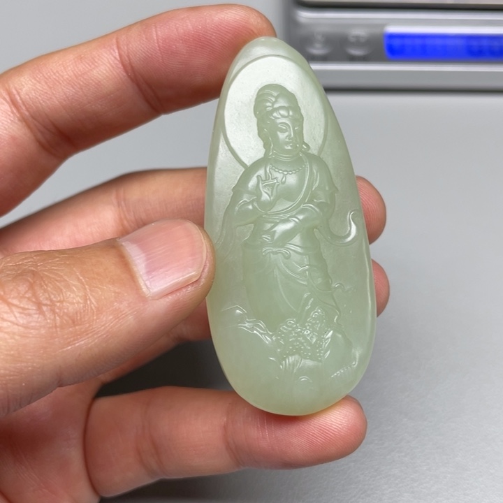 和田玉吊坠(不含链)未镶嵌w**o