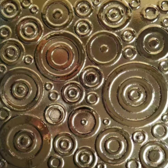 防滑微晶砖镀金砖立体300x300欧式卫生间厨房地砖