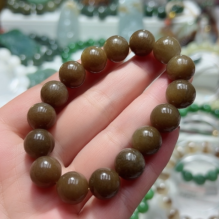 和田玉（糖玉）手链未镶嵌19