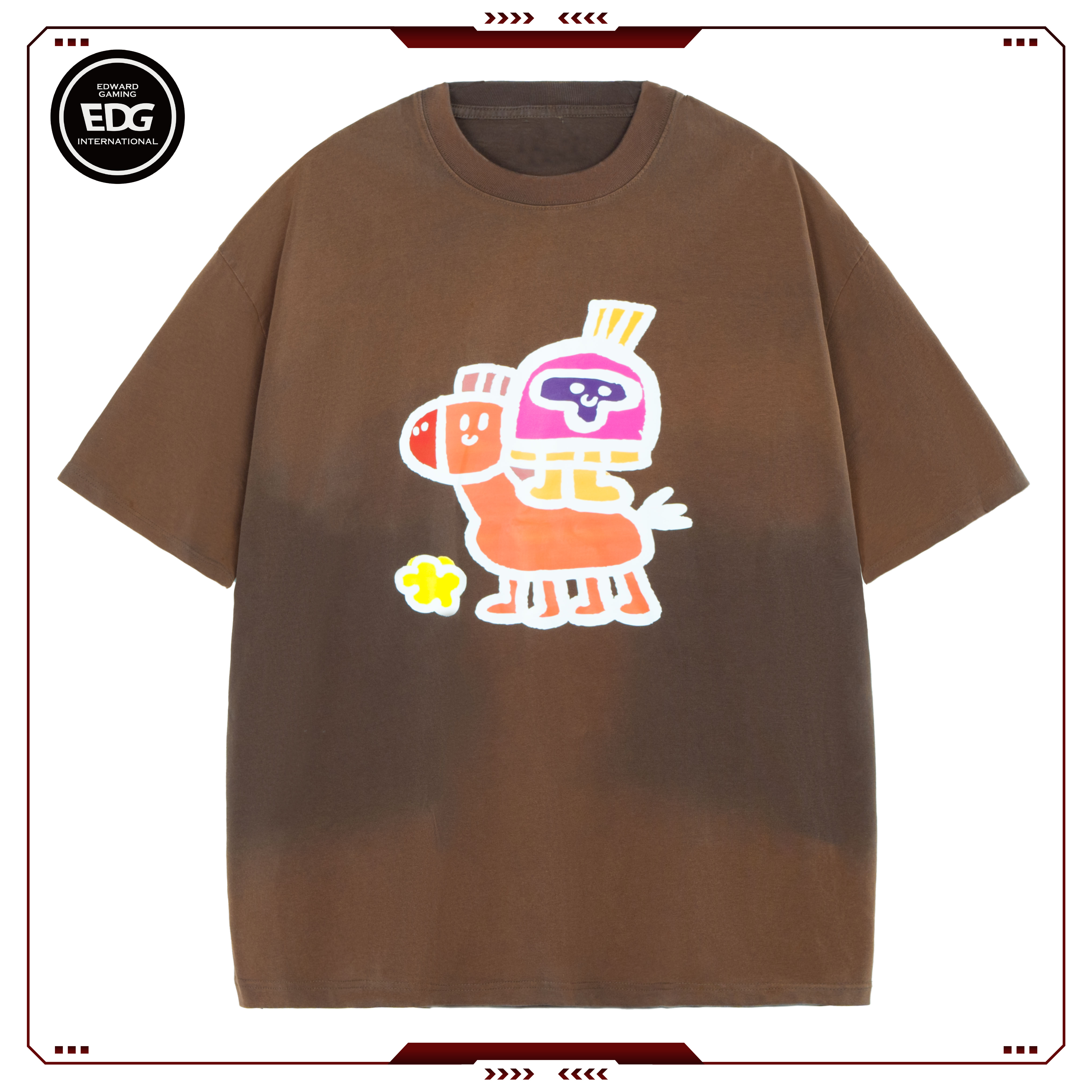 【EDG】- 童话骑士T恤夏季潮流短袖男女同款二次元服装