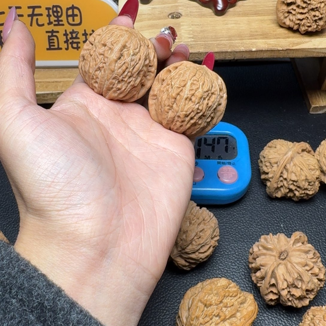 吊坠文玩核桃38铁锤有暇