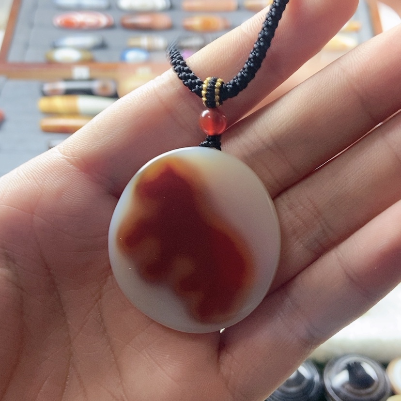 【闪购商品】玛瑙/玉髓颈饰未镶嵌玮*