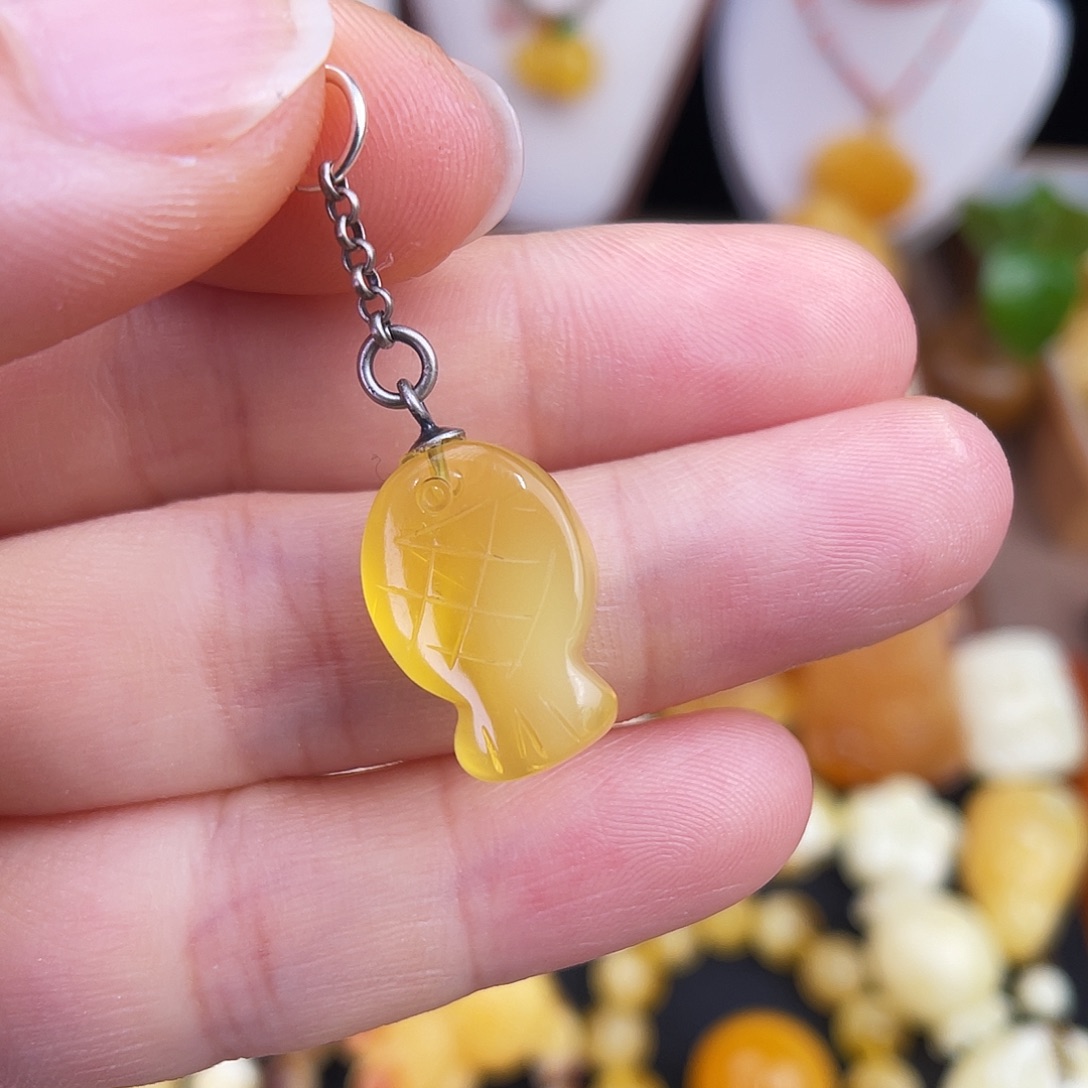 琥珀未镶嵌裸石我