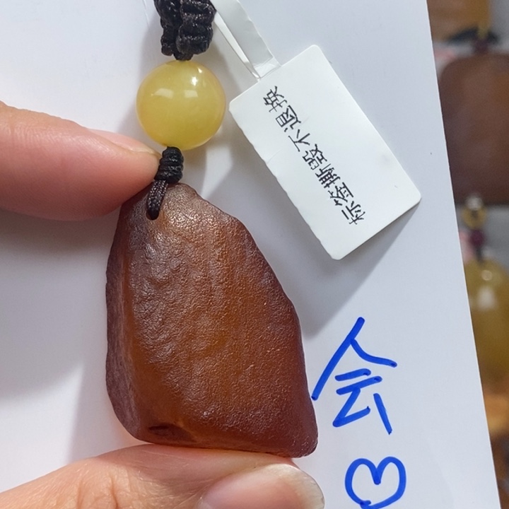 琥珀珠宝奇石未镶嵌沉*