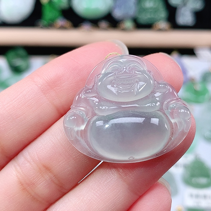 翡翠未镶嵌颈饰吊坠