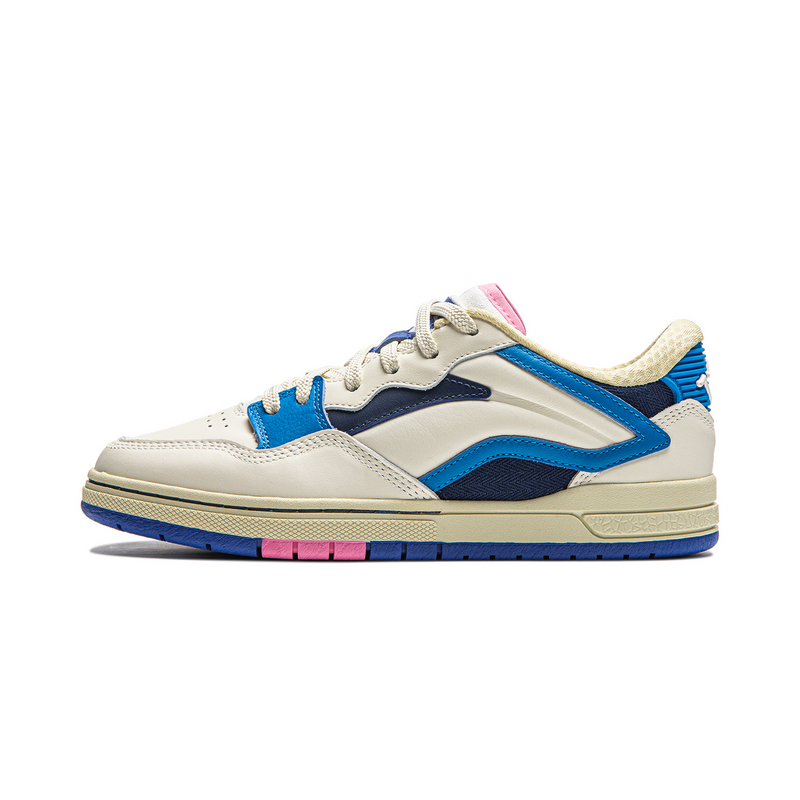 李宁惟吾 PROS女子系带时尚经典复古耐磨滑板专业鞋AEPU050-B品