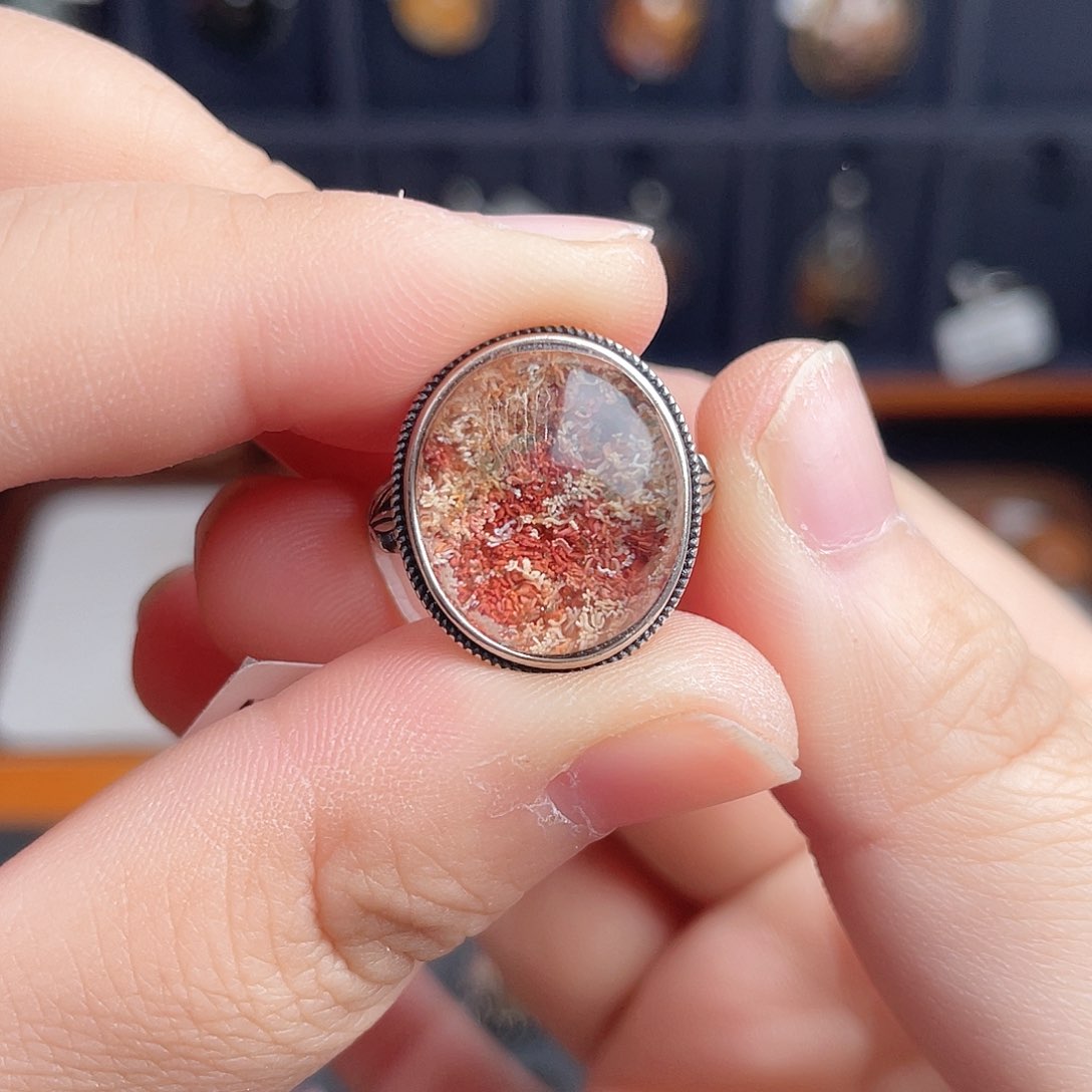 水晶戒指银S925镶嵌1111111