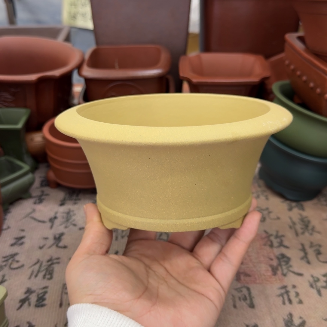 紫砂花盆宜兴紫砂正品14.5x7.5