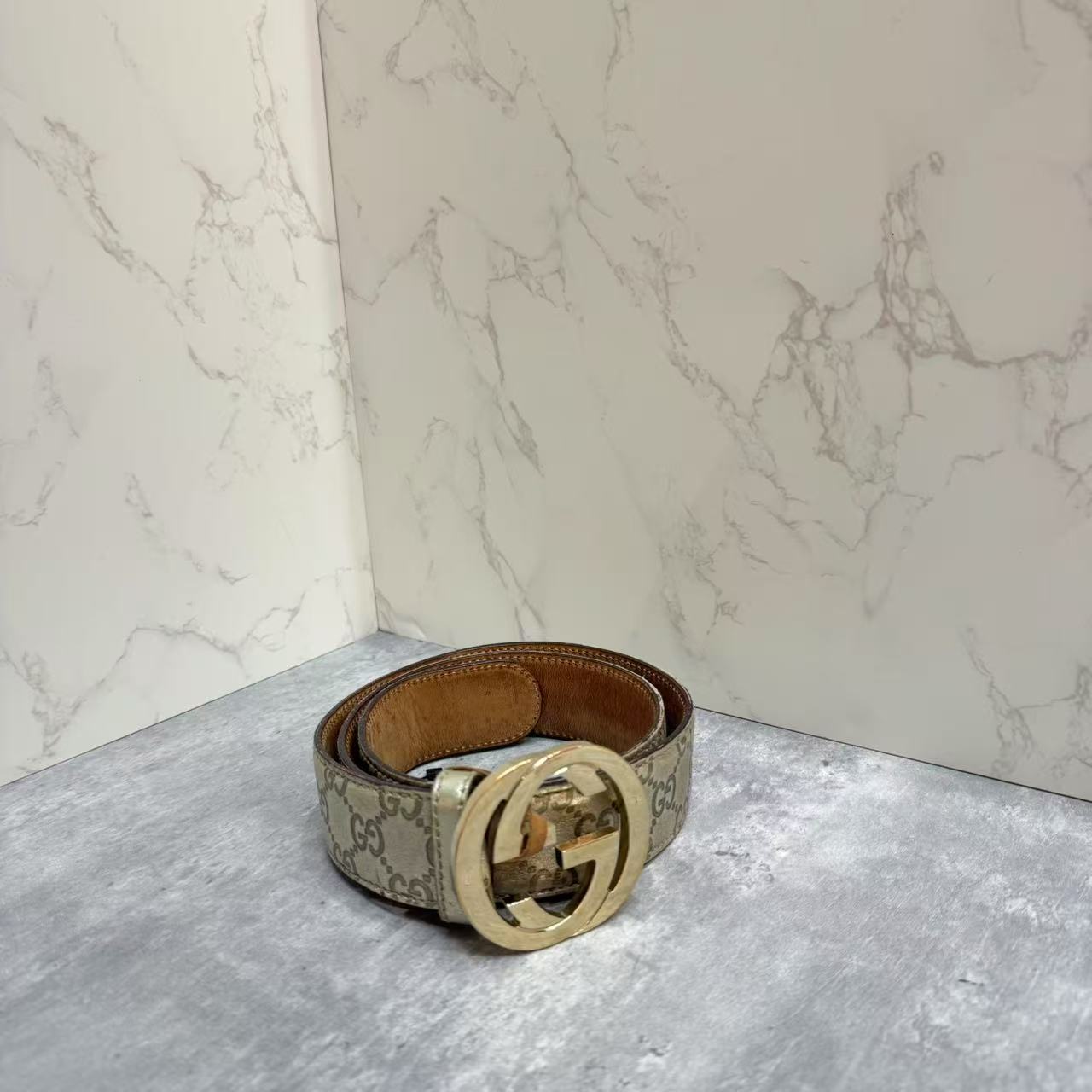 95新 GUCCI/古驰 乱乱子中古/女士/腰带/109099