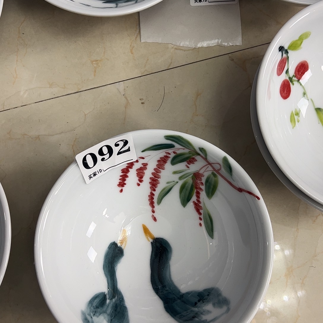 瓷片靖***景德镇陶瓷手工手绘制作