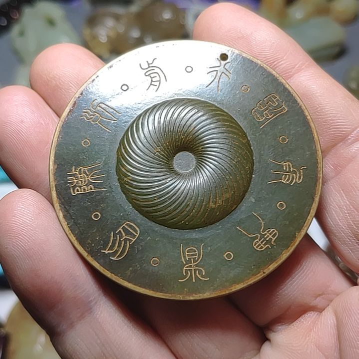 和田玉合金颈饰收****富