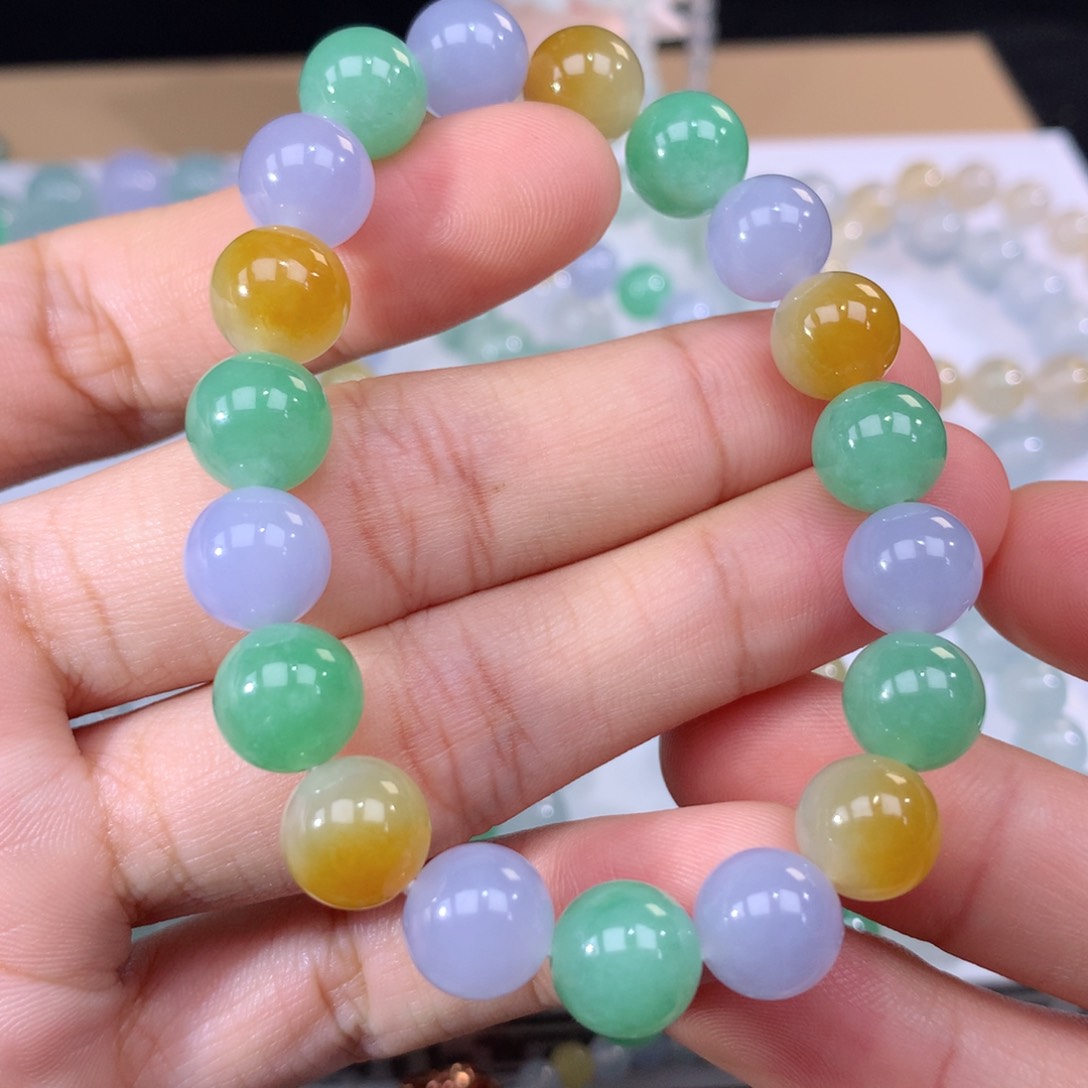 未镶嵌手链翡翠翡翠