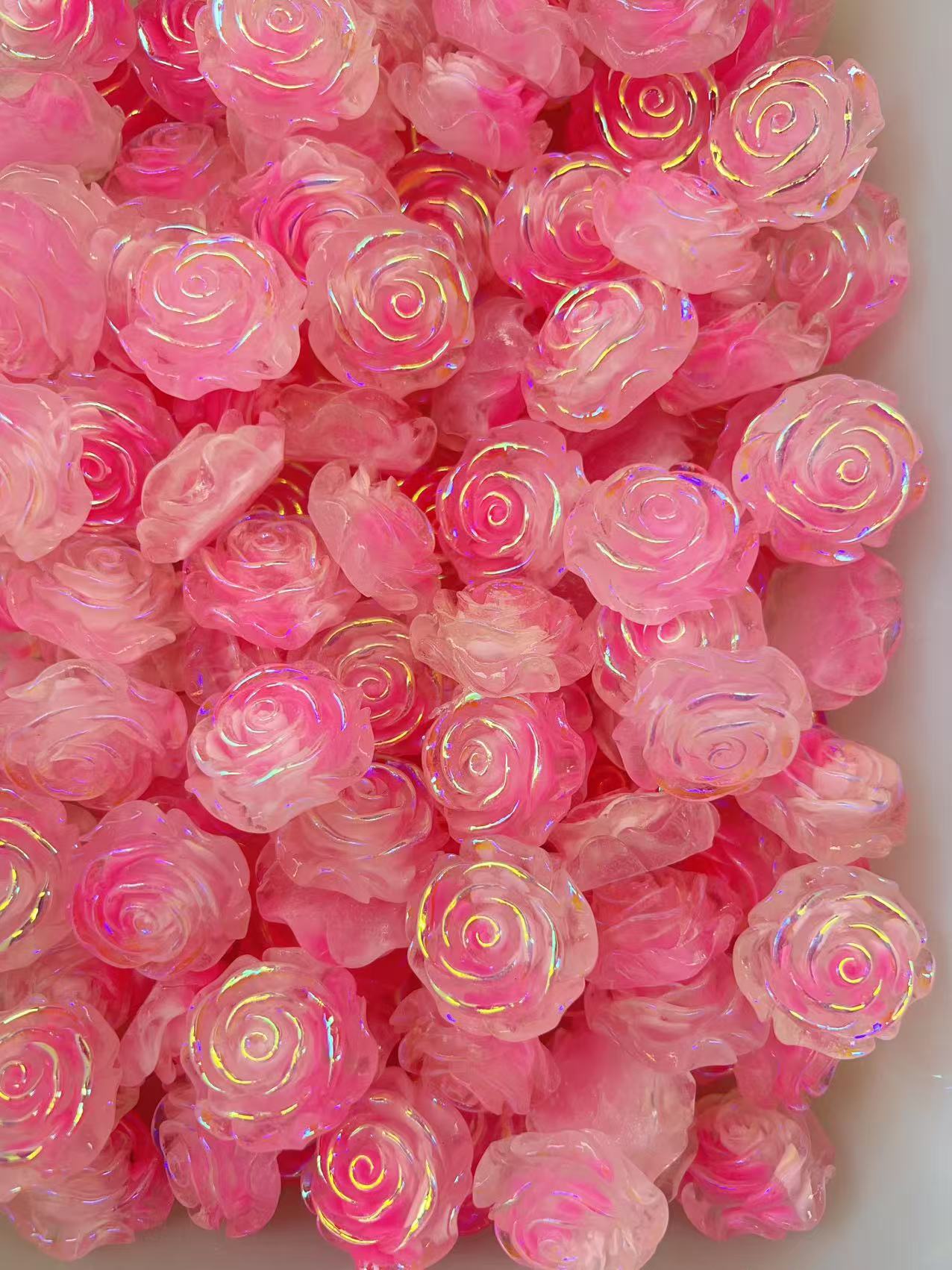 【直播专属】28mm夜光电镀玫瑰花瓣    DIY材料