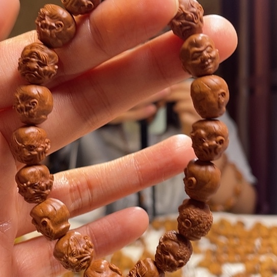 手串/手链橄榄核龙纹桃核