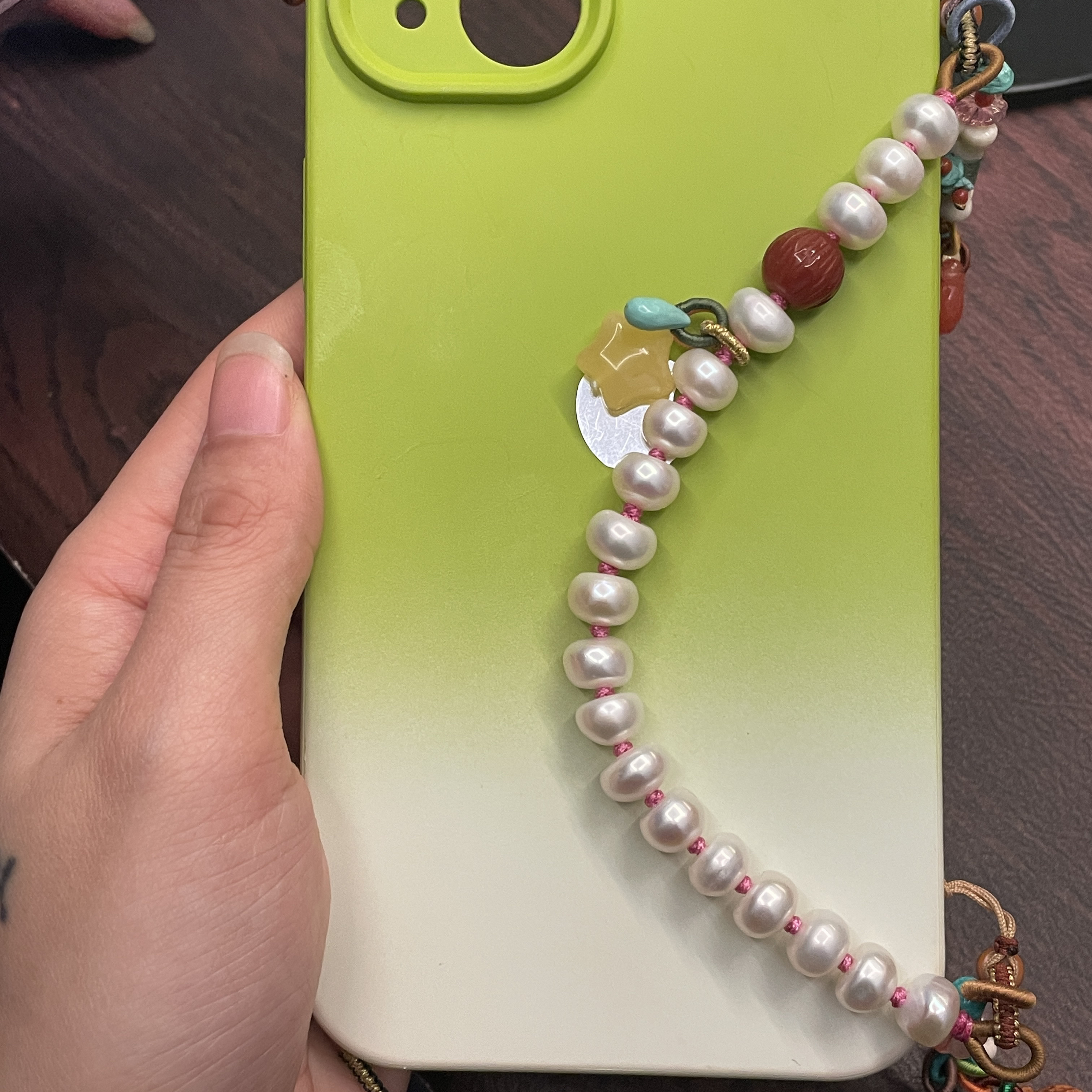 双头手机链女款简单时尚