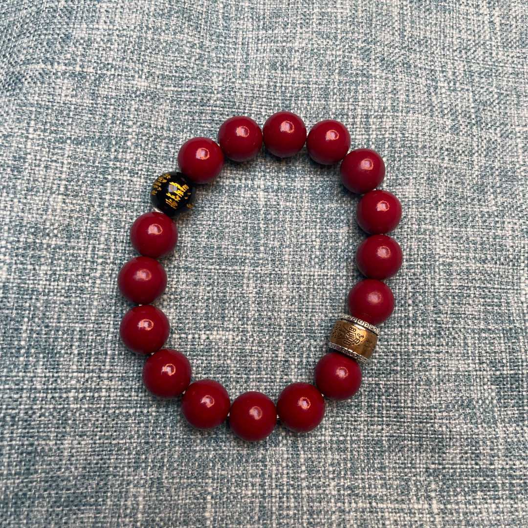 含辰砂工艺品朱砂单圈手串瑶轩堂精选高端 SC260