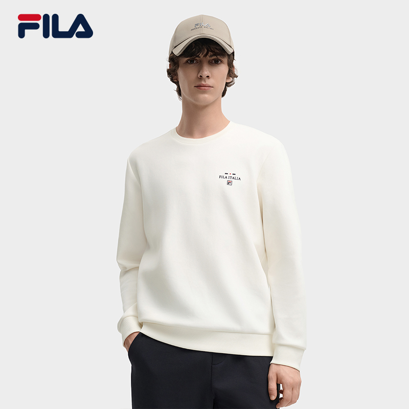 Fila/斐乐男士【亲肤舒适】秋季新款户外运动圆领卫衣F11M548217F