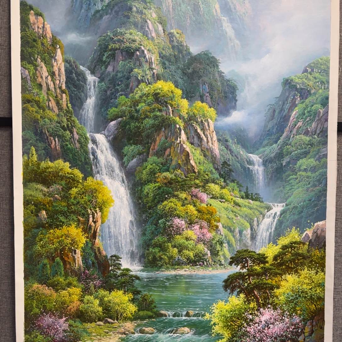 油画一直觉得很开心