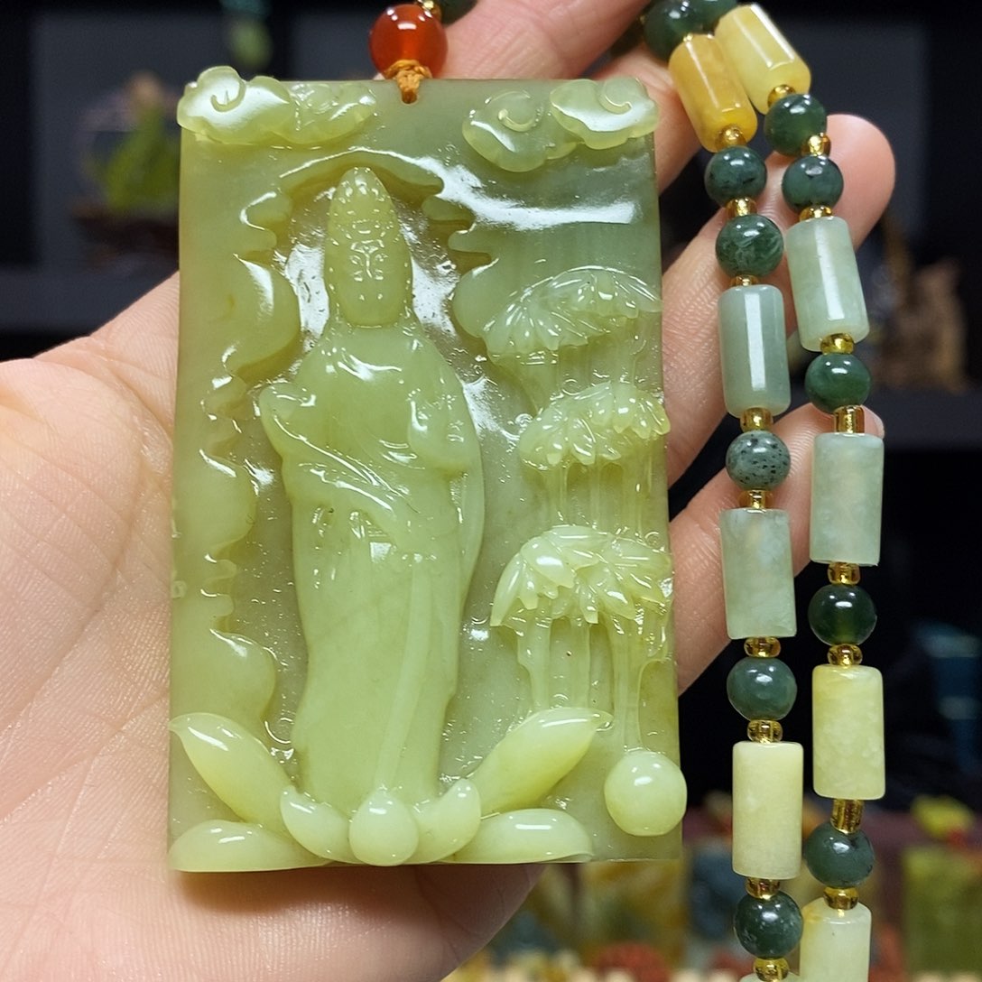 未镶嵌岫玉挂件挂件