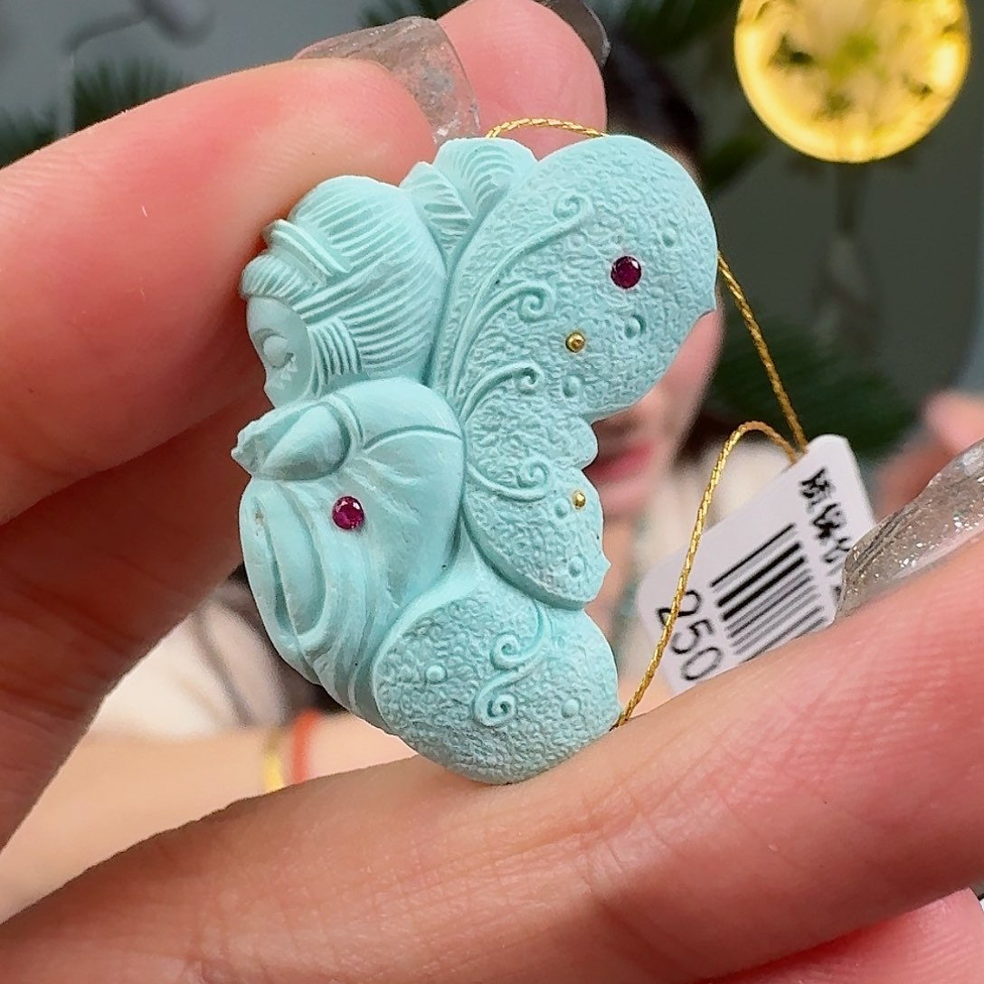 绿松石珠宝奇石未镶嵌