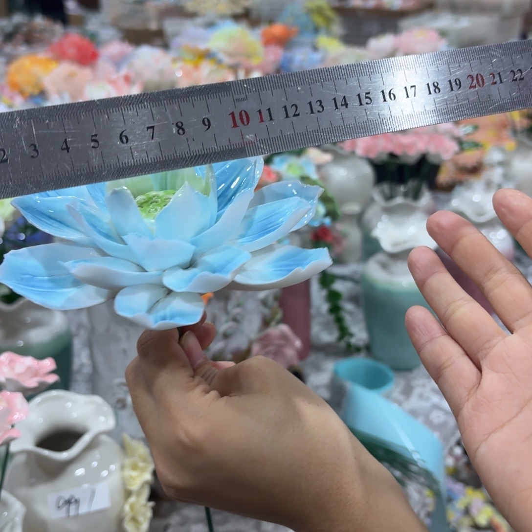 陶瓷花，拍满20发货，退款拉黑