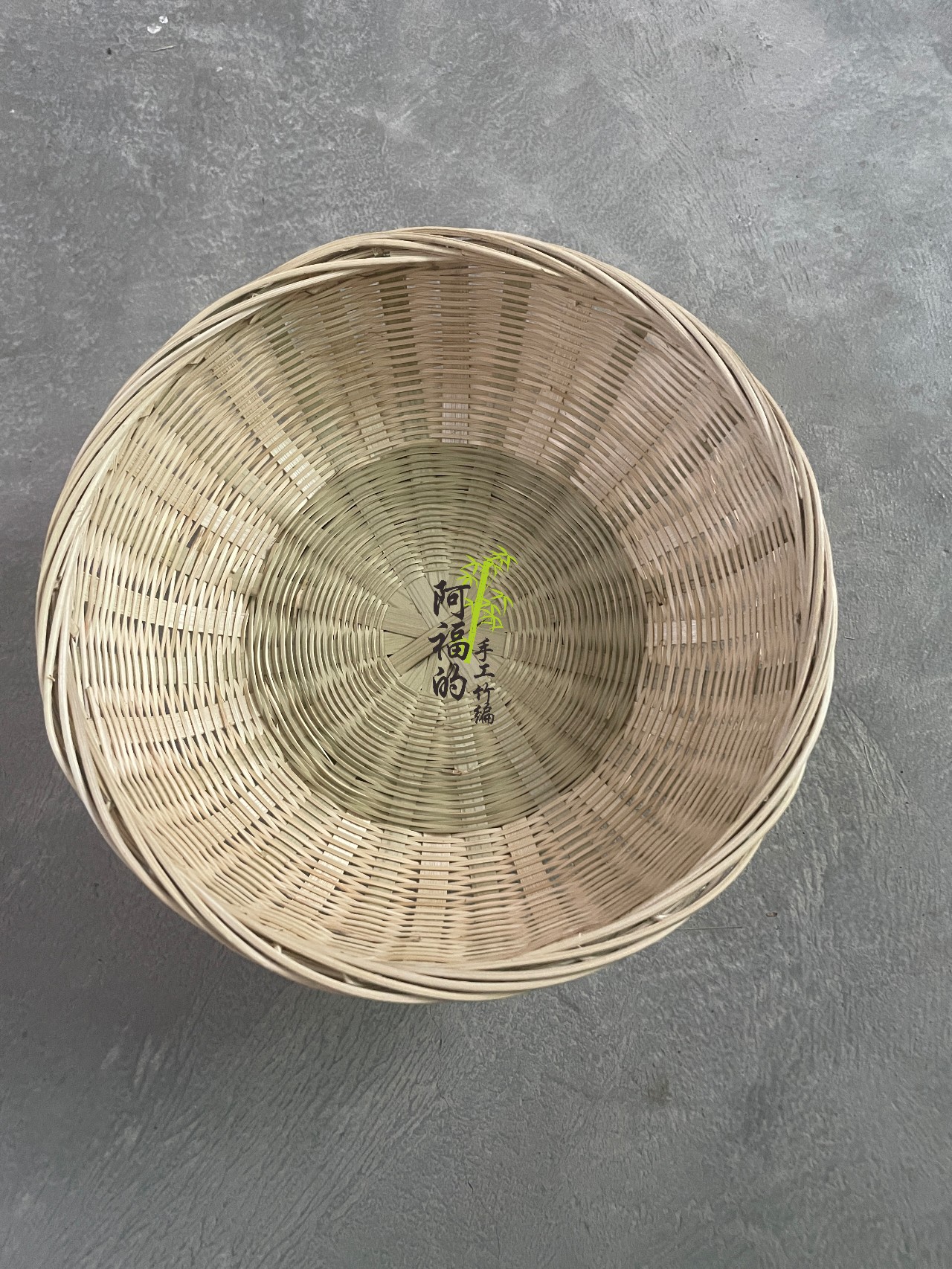 竹编竹篮子竹筐带底座家用水果篮果盘手工竹制品馒头筐