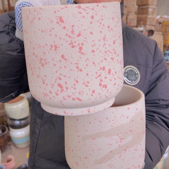 紫砂花盆高21口18————-