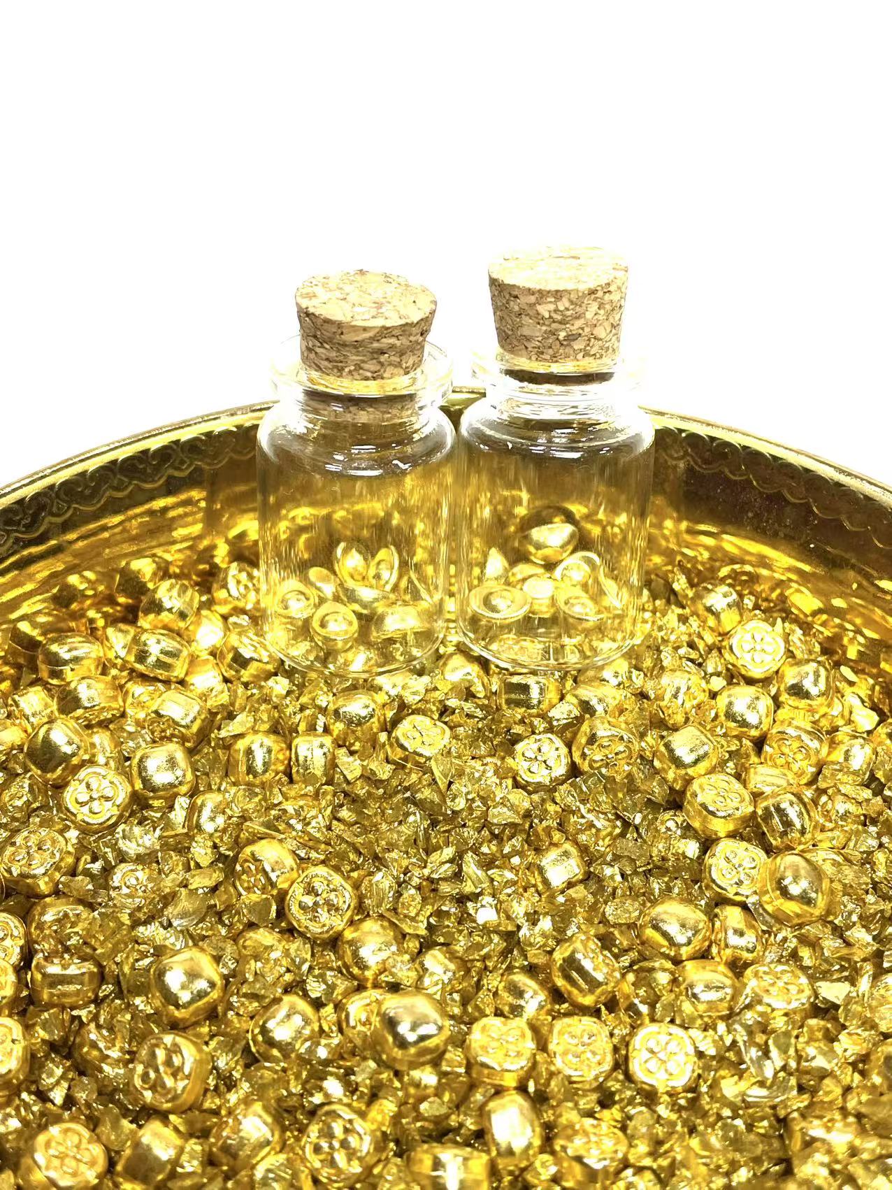 【粉丝福利】元宝创意金山装饰许愿瓶