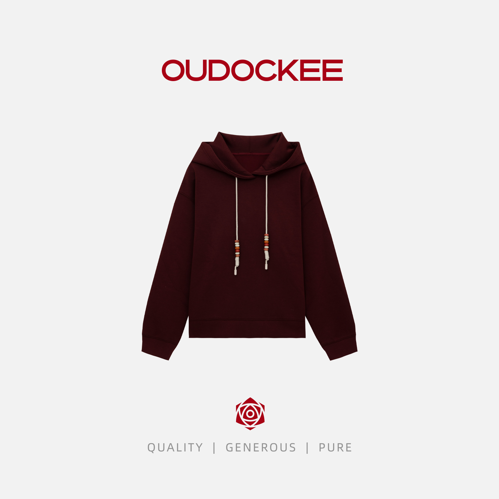 OUDOCKEE 鸥鸥【鸥鸥同款】新款秋冬季连帽设计感休闲卫衣 202508