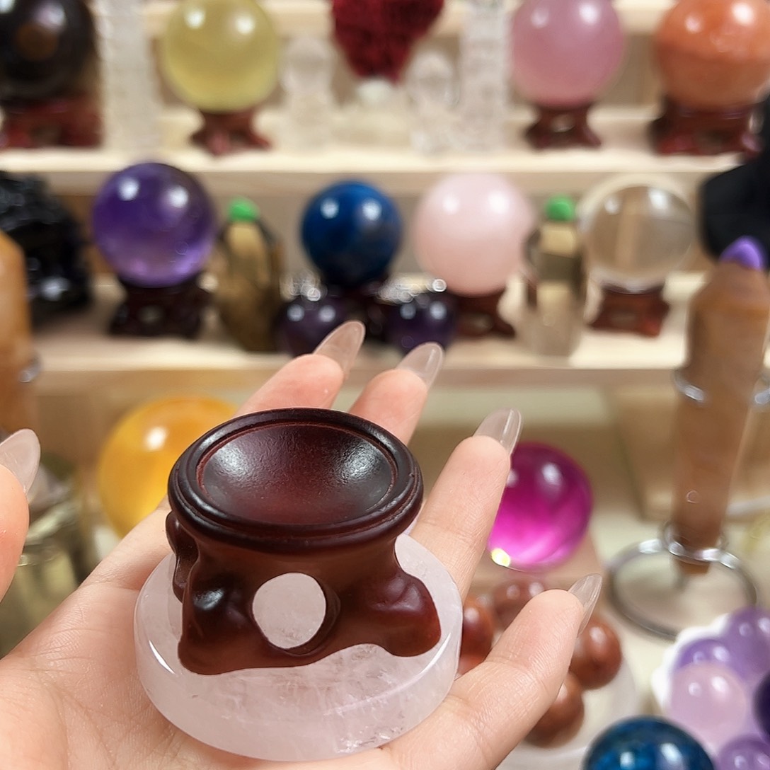 紫晶珠宝半成品未镶嵌怀*3