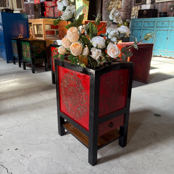 新中式实木书包箱