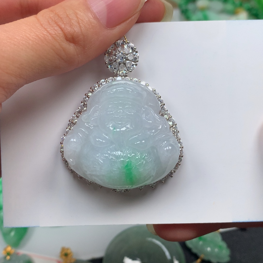 吊坠(不含链)未镶嵌翡翠