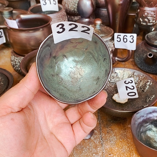 茶杯紫泥柴烧纯手工322