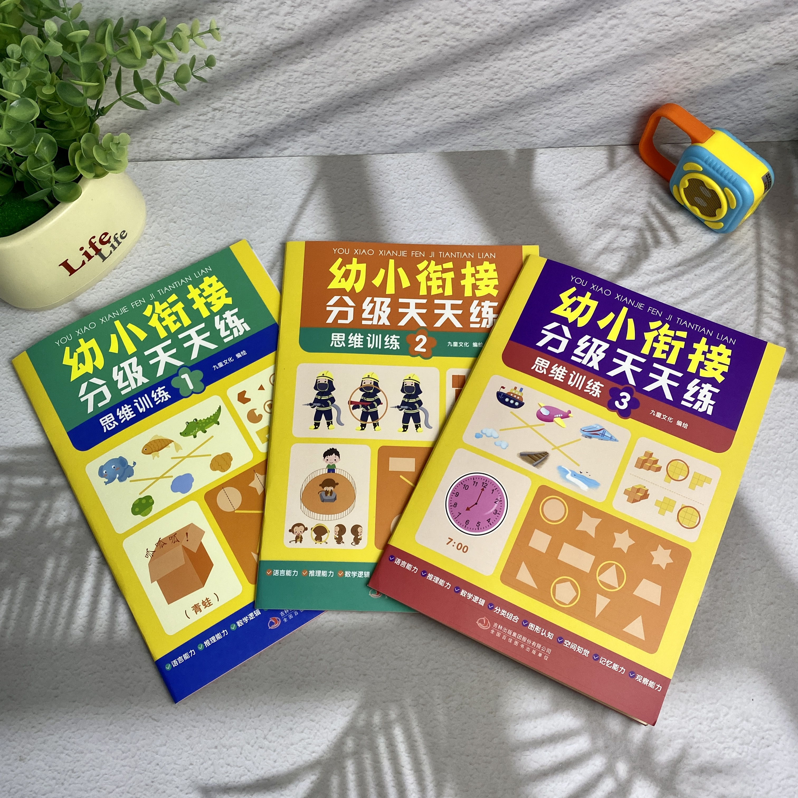 幼小衔接天天练:思维训练3册