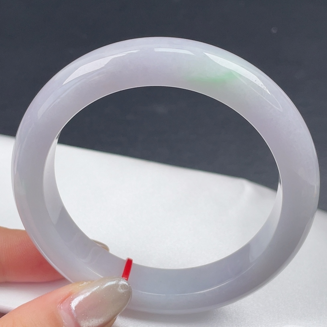 翡翠未镶嵌手镯58圈口