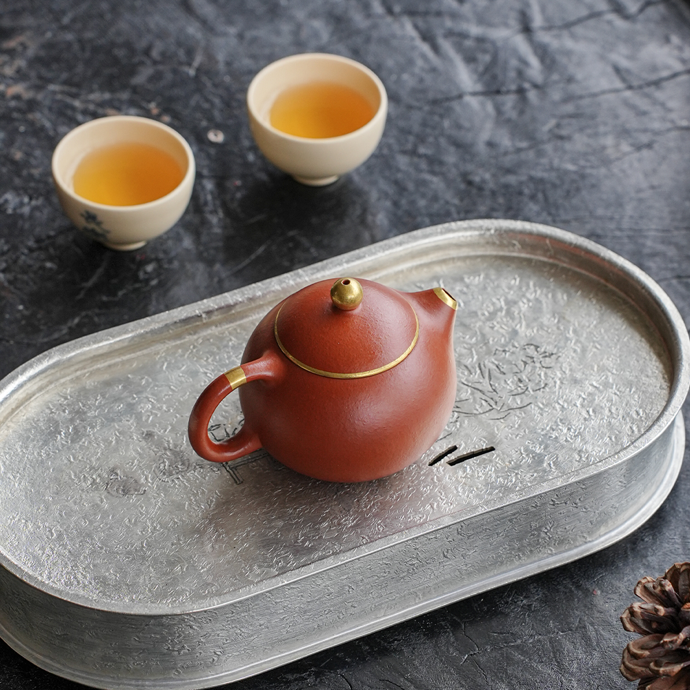 树屿集丨《描金朱泥文旦》朱泥80CC syj0002