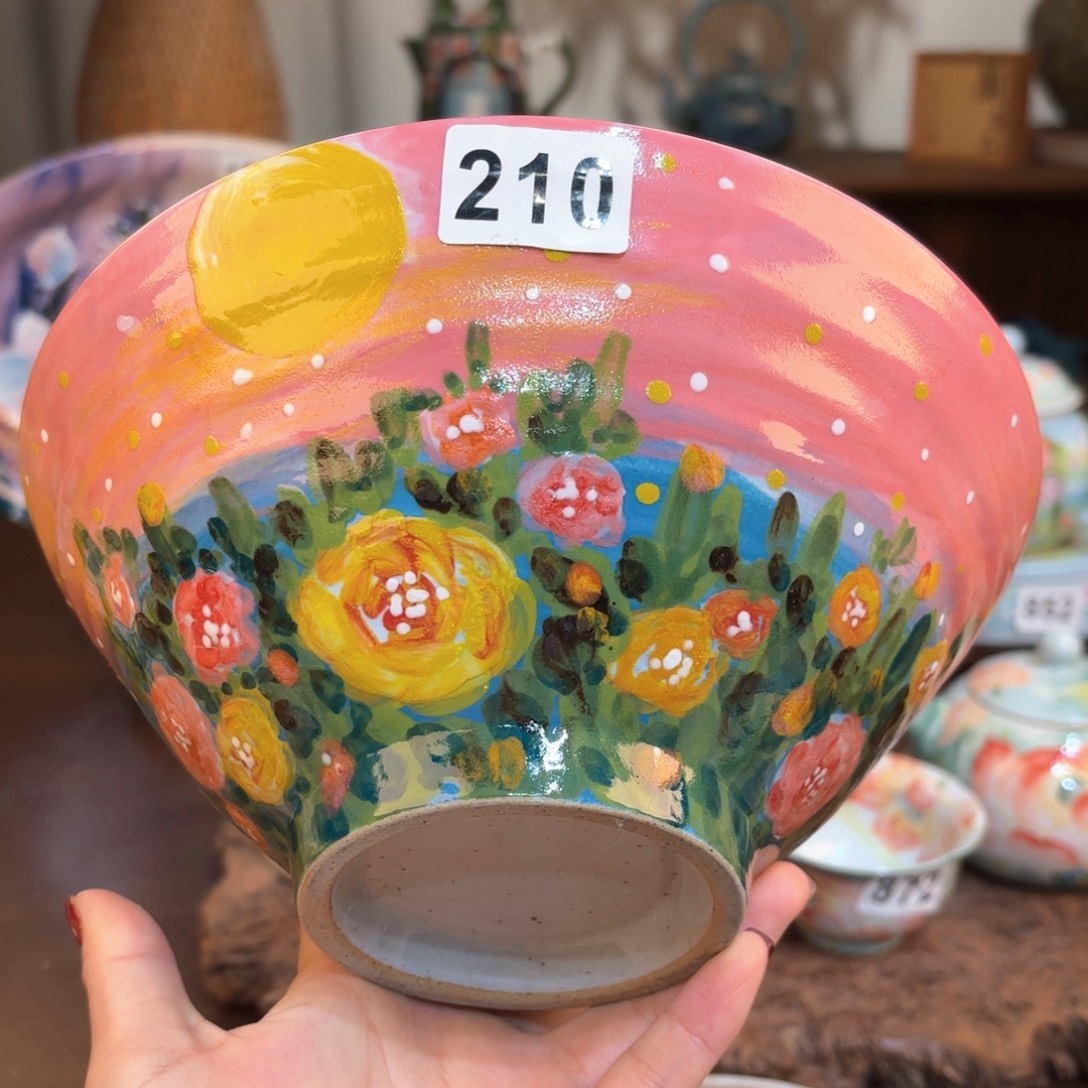 景德镇手绘高温釉下彩陶瓷茶具