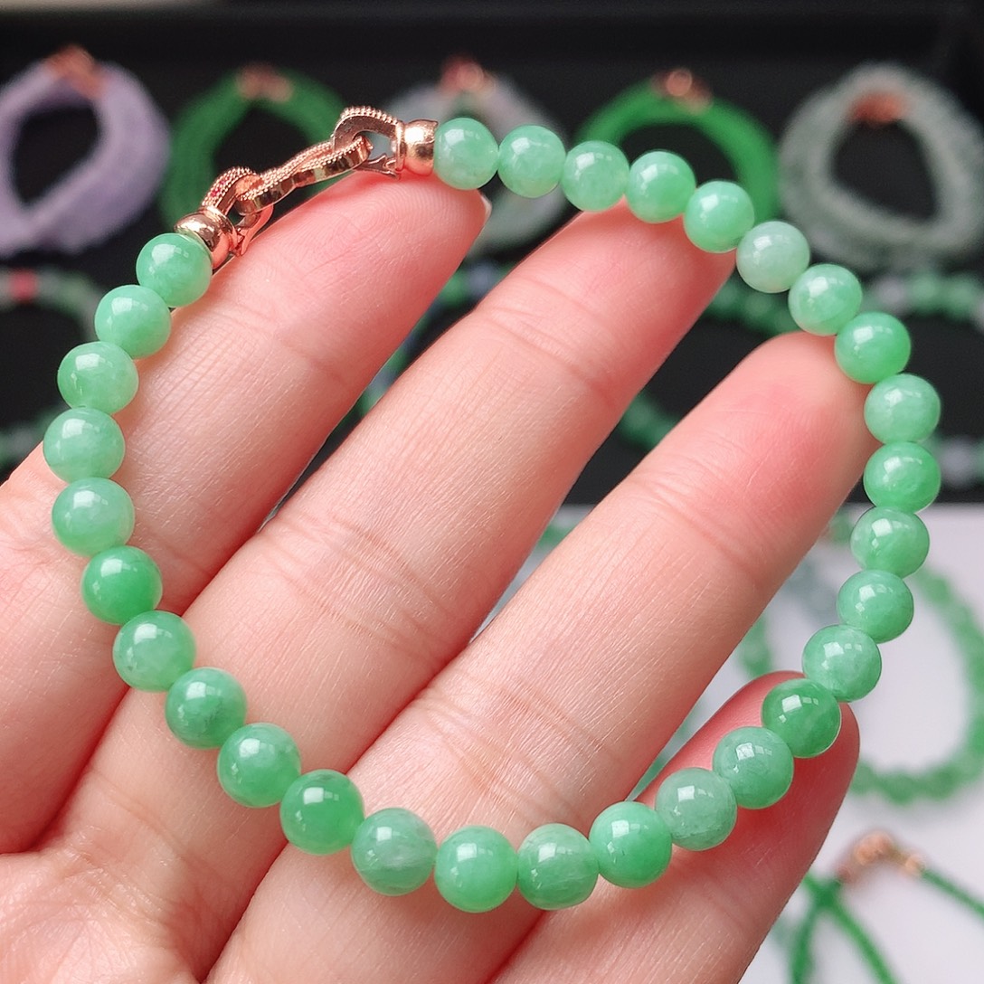 翡翠未镶嵌手链翡翠