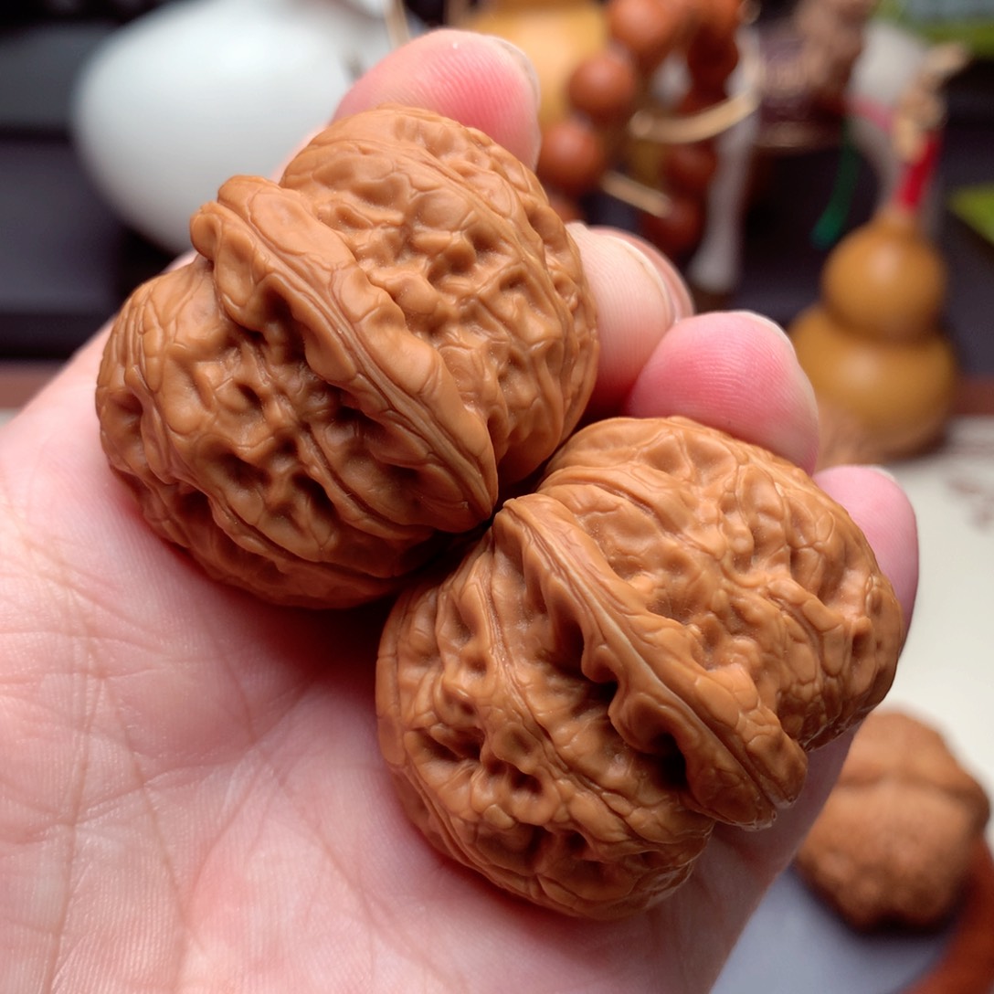 文玩核桃把件思**行平谷元宝  1号